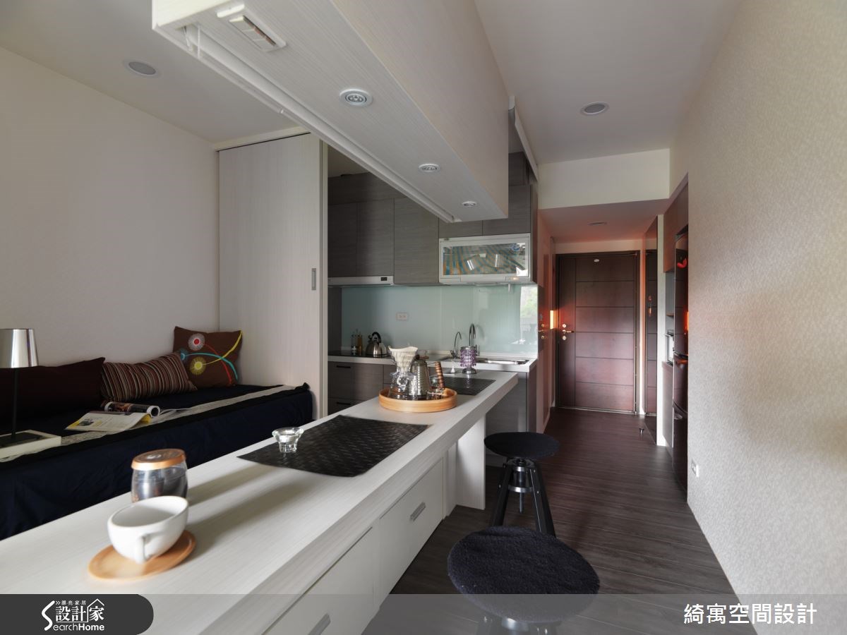 15坪中古屋(5~15年)＿現代風吧檯和室案例圖片＿綺寓空間設計＿綺寓_13之8