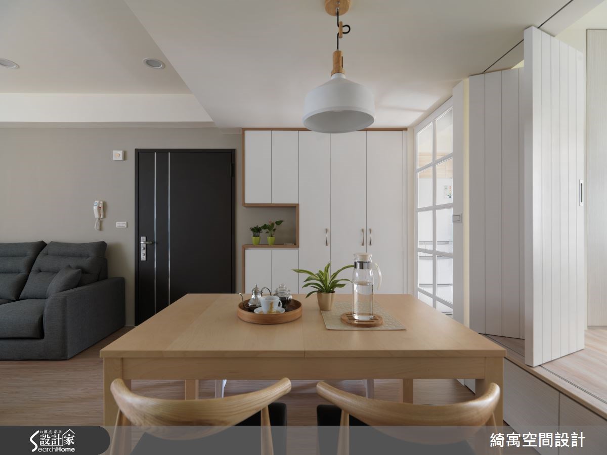26坪老屋(16~30年)＿北歐風玄關客廳餐廳和室案例圖片＿綺寓空間設計＿綺寓_16之8