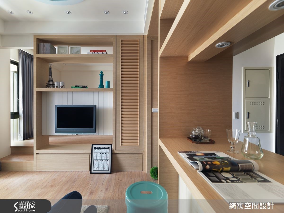 9坪新成屋(5年以下)＿北歐風吧檯案例圖片＿綺寓空間設計＿綺寓_18之5