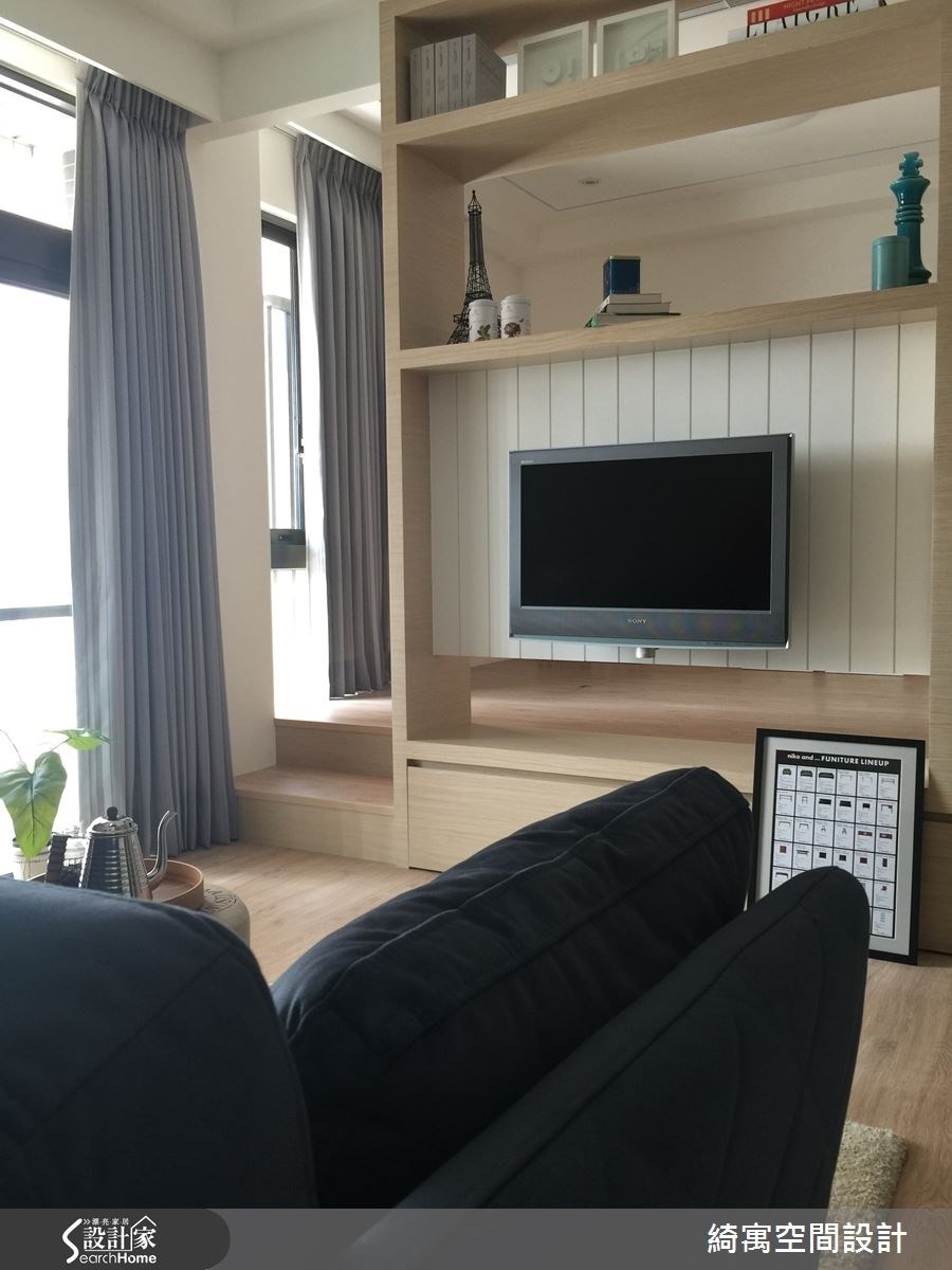 9坪新成屋(5年以下)＿北歐風客廳案例圖片＿綺寓空間設計＿綺寓_18之8