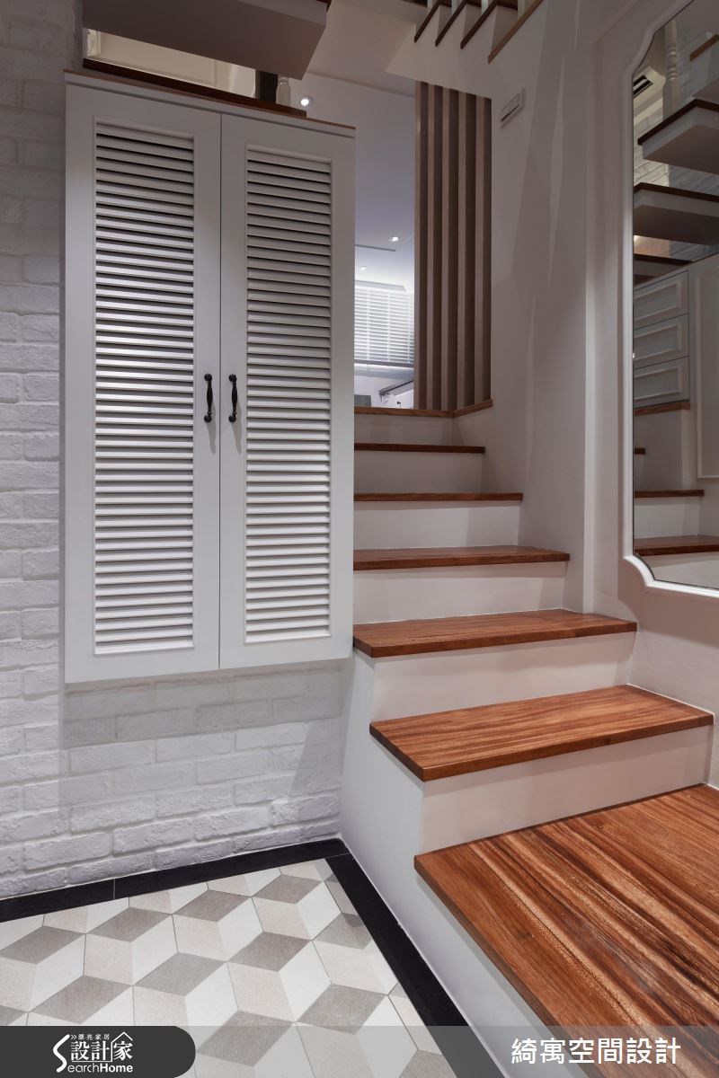 11坪老屋(16~30年)＿美式風樓梯案例圖片＿綺寓空間設計＿綺寓_19之2