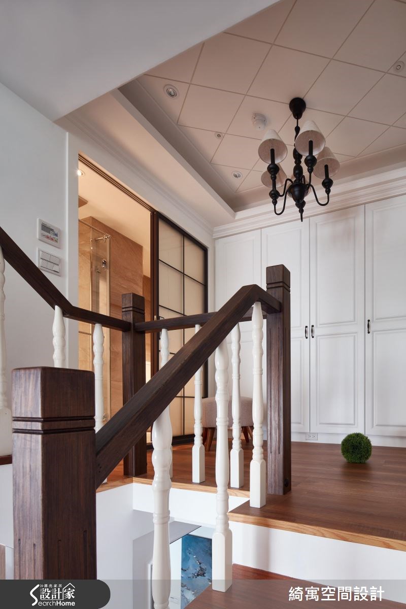 11坪老屋(16~30年)＿美式風樓梯案例圖片＿綺寓空間設計＿綺寓_19之13