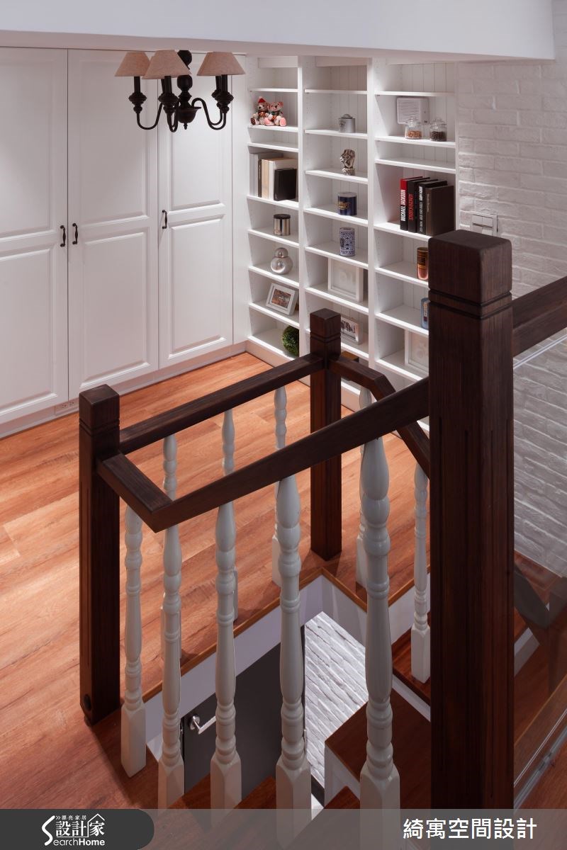 11坪老屋(16~30年)＿美式風樓梯案例圖片＿綺寓空間設計＿綺寓_19之3146