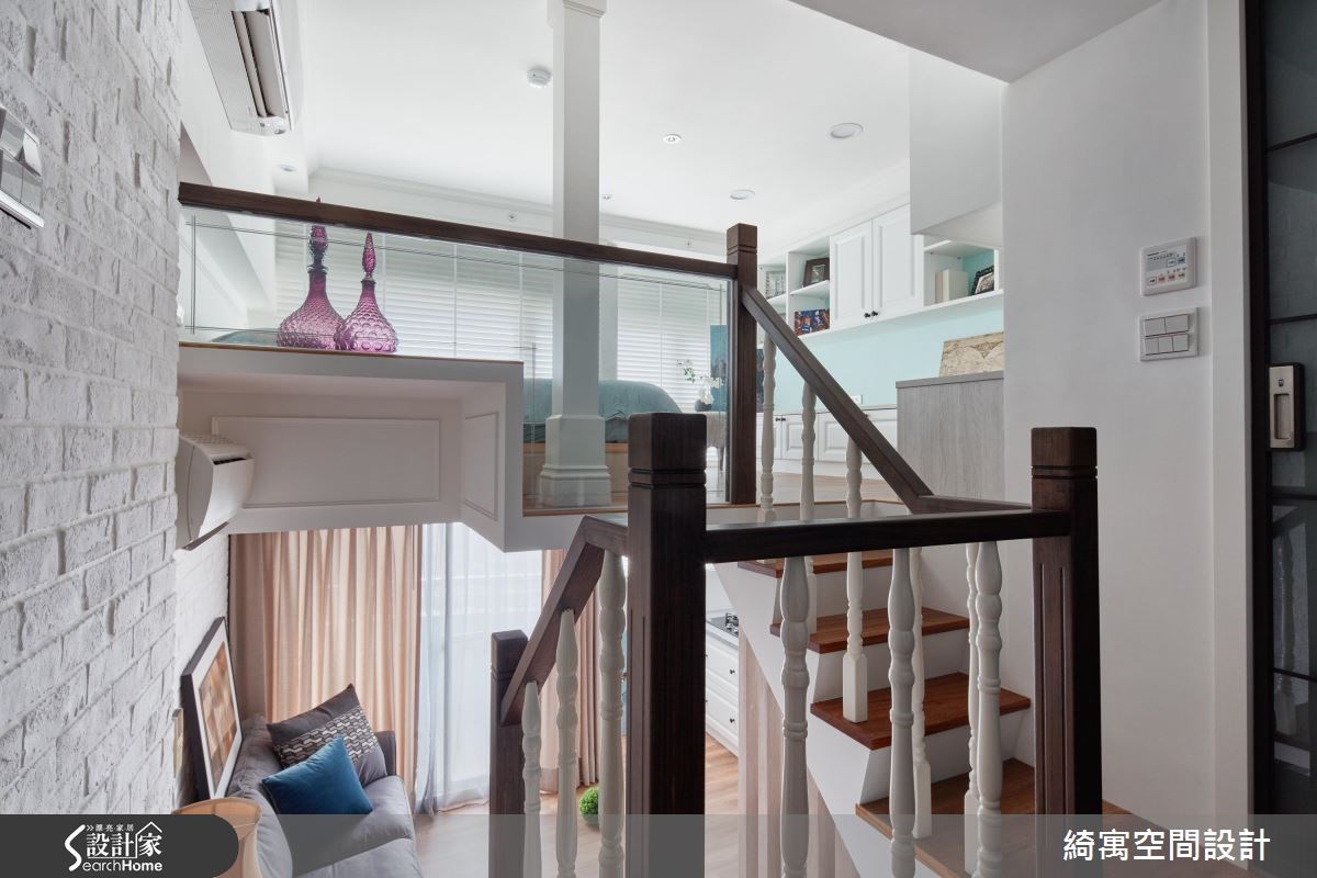 11坪老屋(16~30年)＿美式風客廳臥室樓梯案例圖片＿綺寓空間設計＿綺寓_19之21