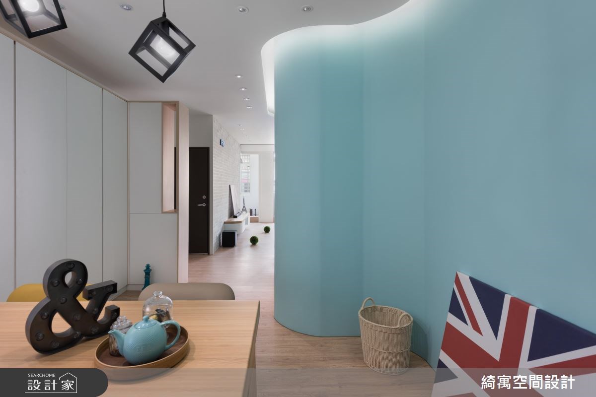 26坪老屋(16~30年)＿北歐風玄關客廳餐廳走廊案例圖片＿綺寓空間設計＿綺寓_21之15