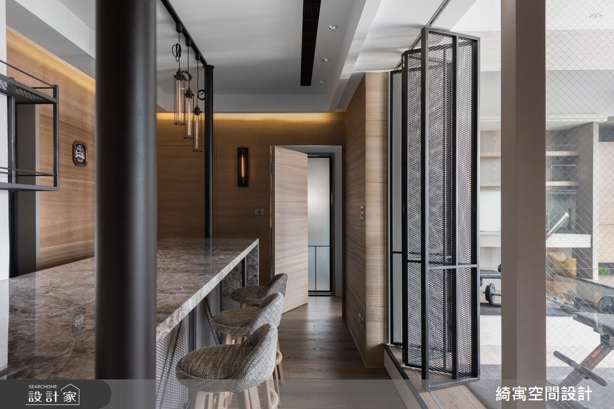 23坪新成屋(5年以下)＿工業風吧檯案例圖片＿綺寓空間設計＿綺寓_23之8