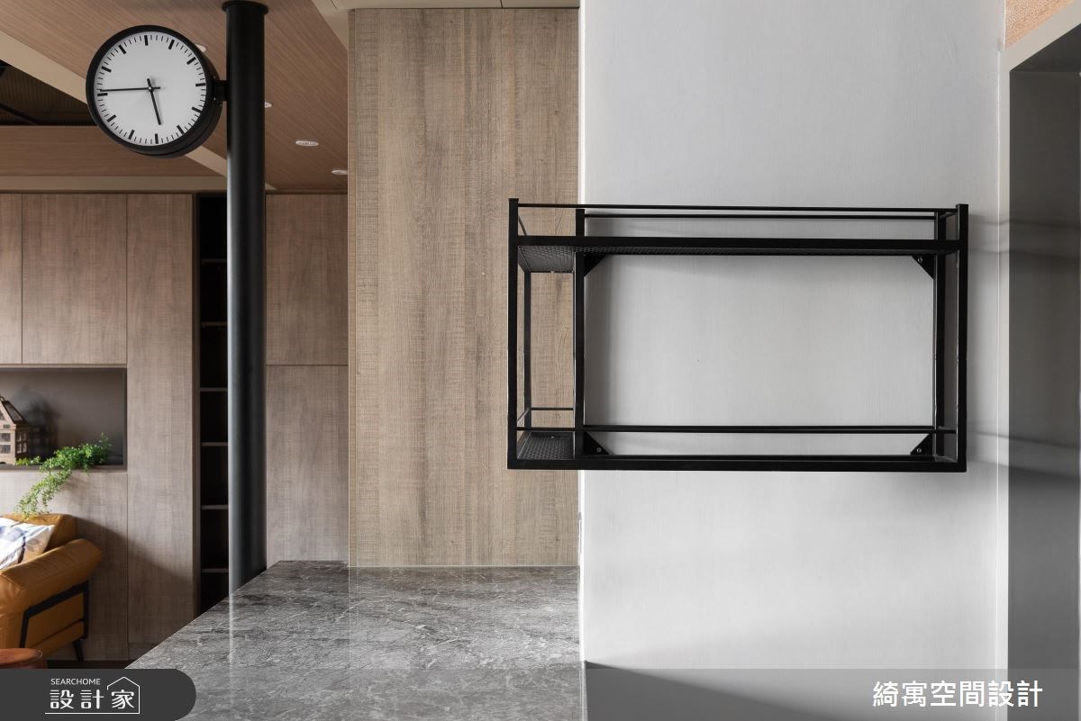 23坪新成屋(5年以下)＿工業風客廳案例圖片＿綺寓空間設計＿綺寓_23之12