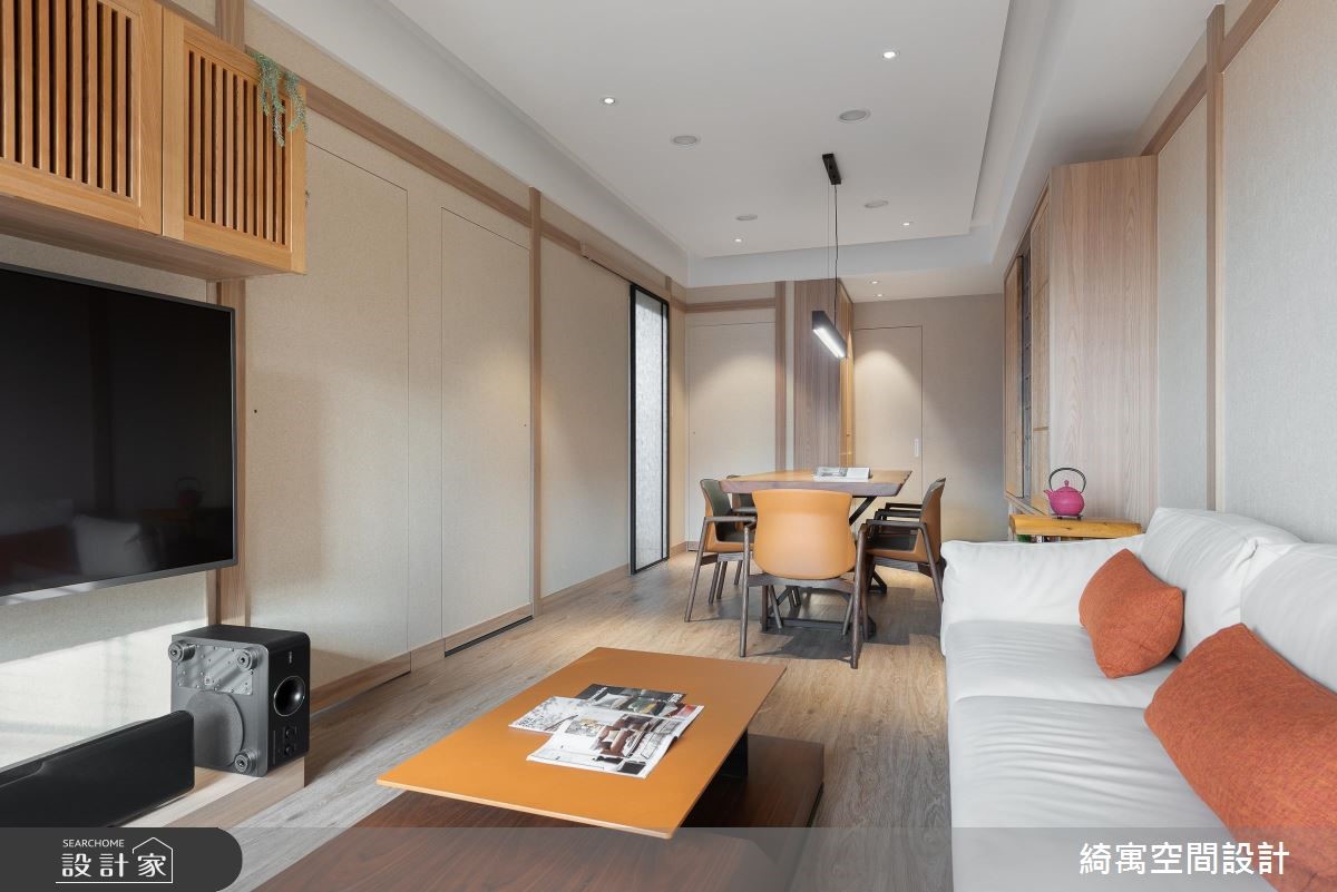 18坪新成屋(5年以下)＿人文禪風客廳案例圖片＿綺寓空間設計＿綺寓_24之9