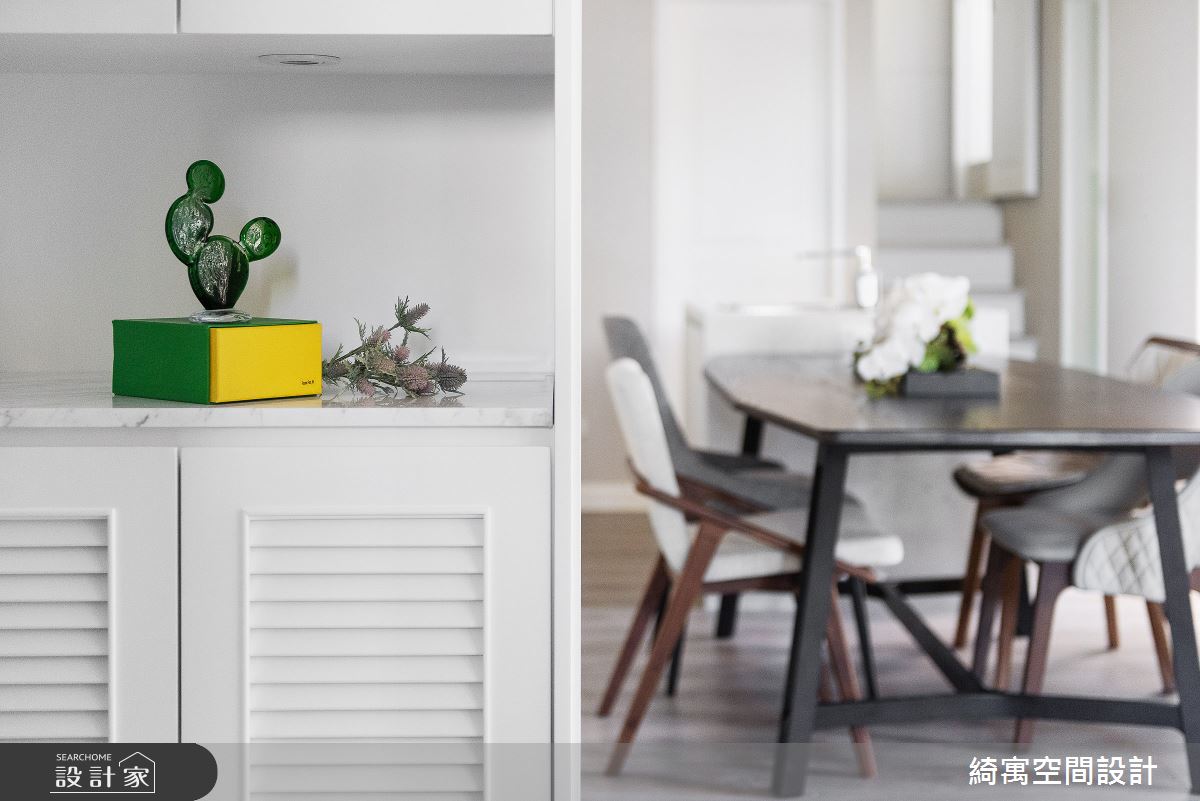 21坪新成屋(5年以下)＿美式風玄關餐廳案例圖片＿綺寓空間設計＿綺寓_25之3