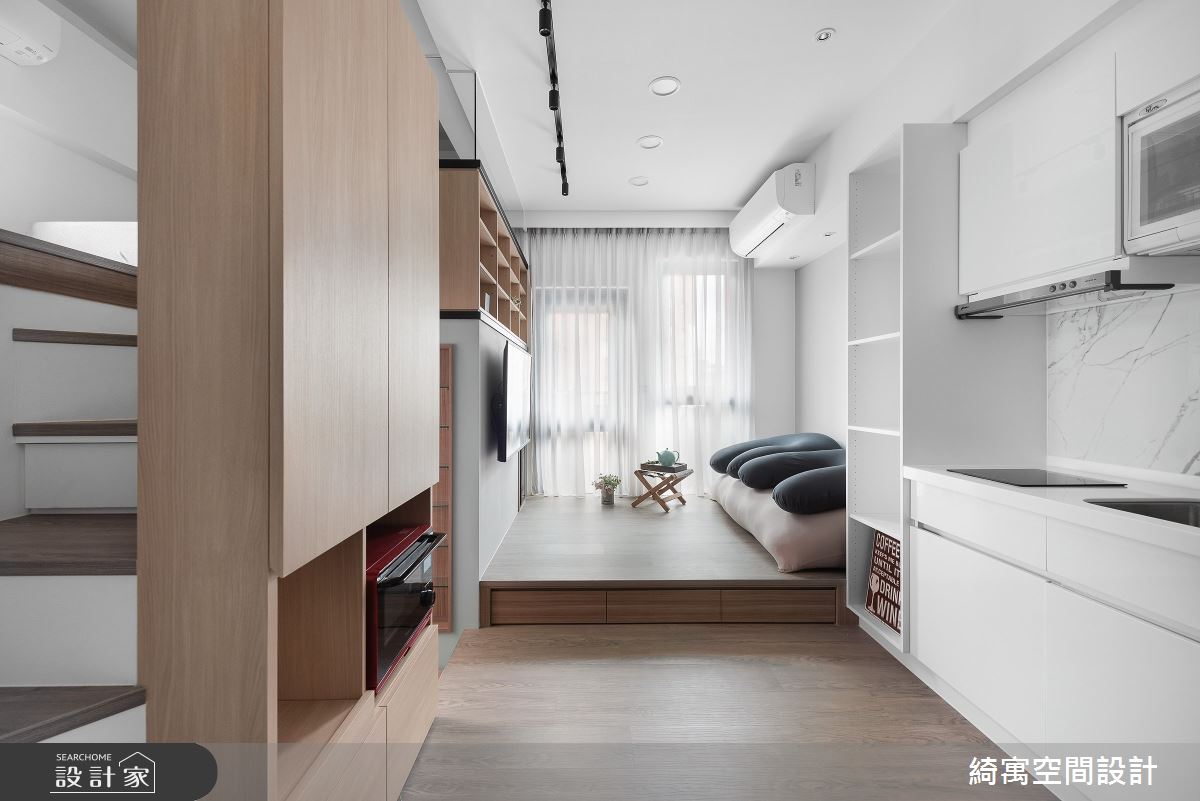 7坪預售屋＿現代風客廳案例圖片＿綺寓空間設計＿綺寓_27之1