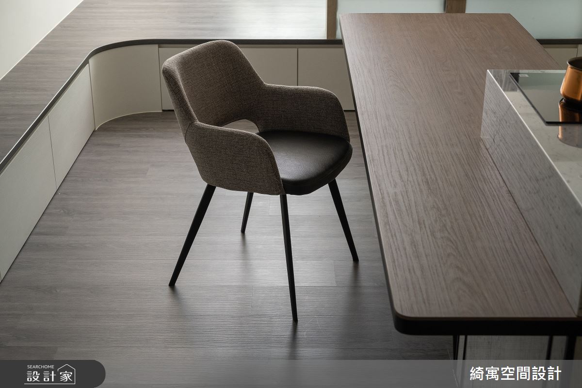 19坪新成屋(5年以下)＿現代風客廳中島案例圖片＿綺寓空間設計＿綺寓_29之12