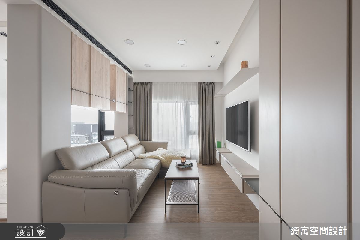 15坪新成屋(5年以下)＿北歐風客廳案例圖片＿綺寓空間設計＿綺寓_30之3