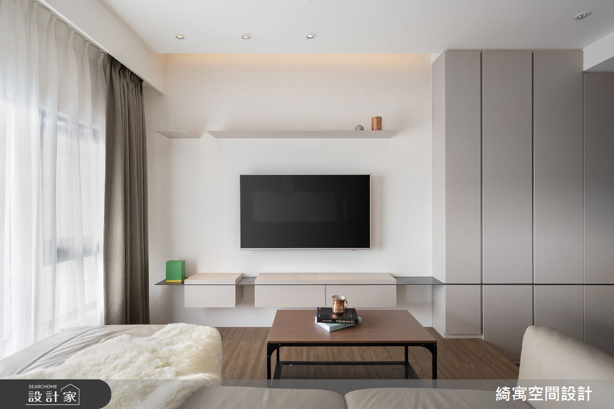 15坪新成屋(5年以下)＿北歐風客廳案例圖片＿綺寓空間設計＿綺寓_30之6