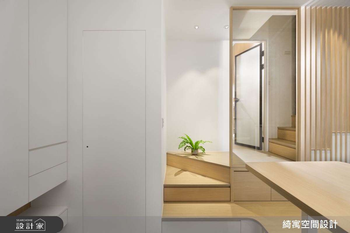 11坪新成屋(5年以下)＿北歐風樓梯案例圖片＿綺寓空間設計＿綺寓_34之4