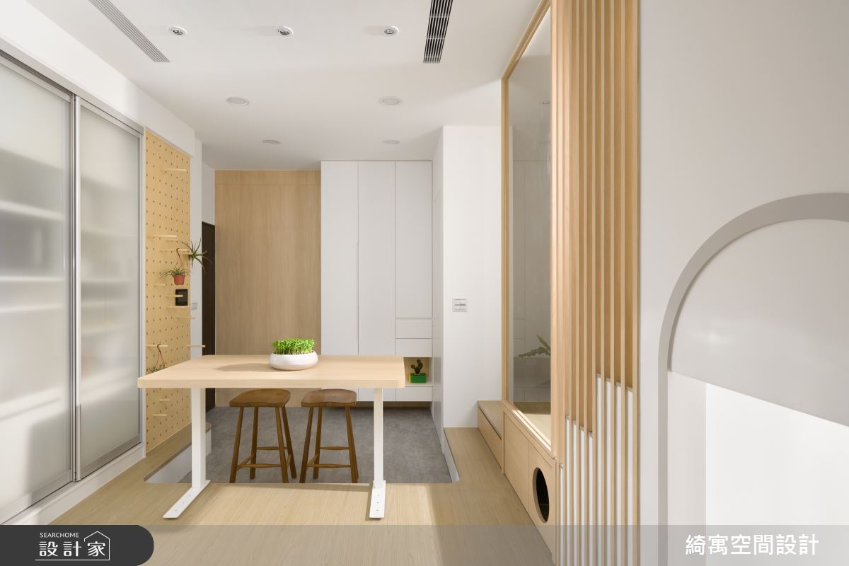 11坪新成屋(5年以下)＿北歐風玄關餐廳案例圖片＿綺寓空間設計＿綺寓_34之5