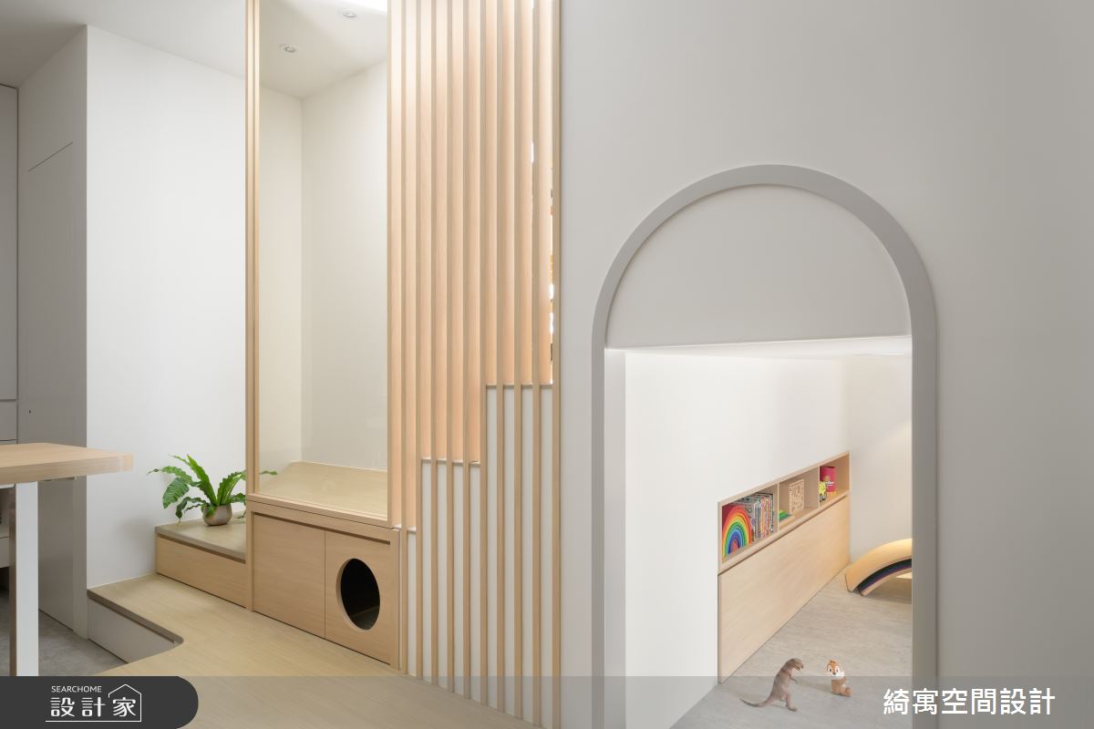 11坪新成屋(5年以下)＿北歐風餐廳樓梯多功能室案例圖片＿綺寓空間設計＿綺寓_34之12