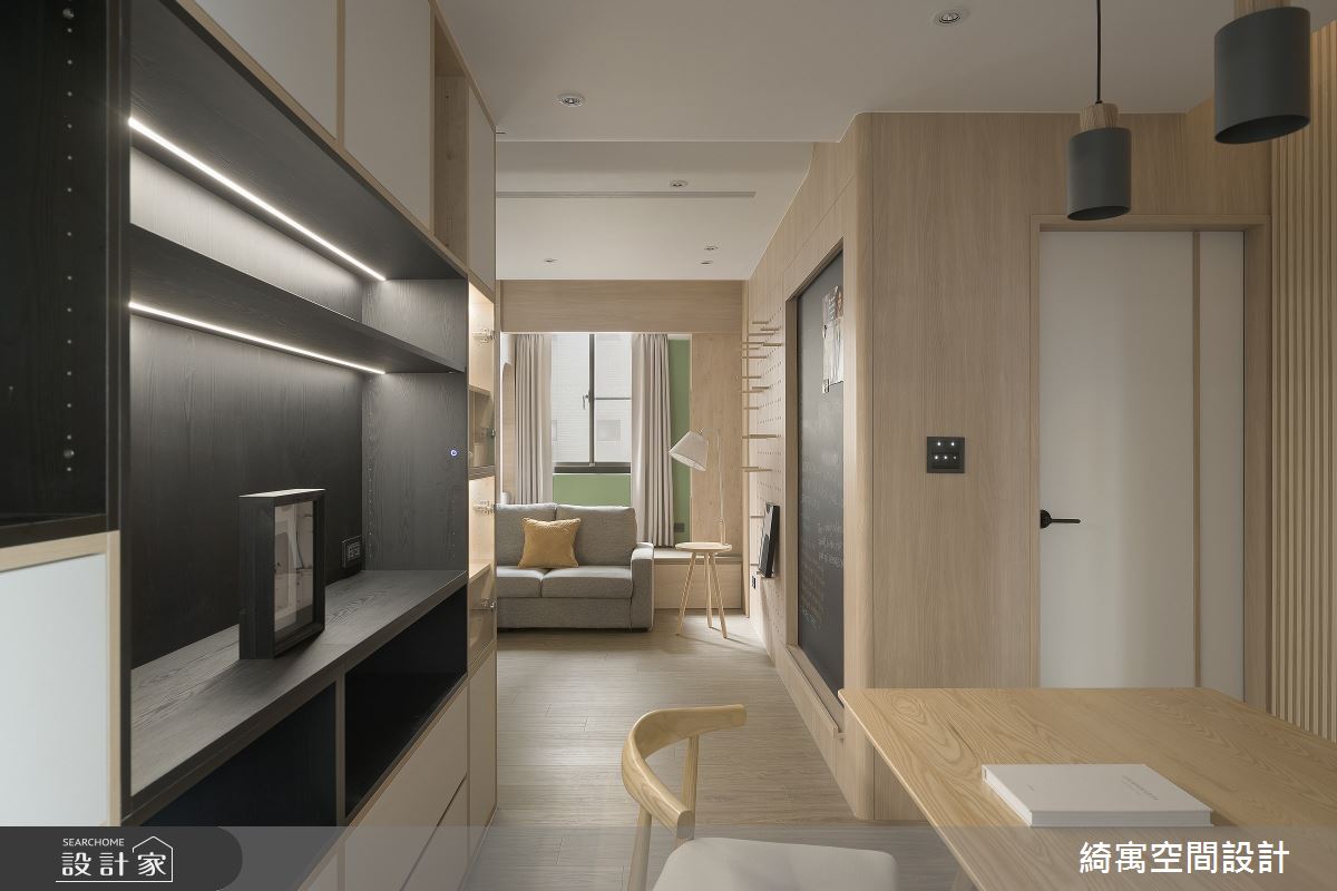 中古屋(5~15年)＿北歐風客廳餐廳案例圖片＿綺寓空間設計＿綺寓_35之15