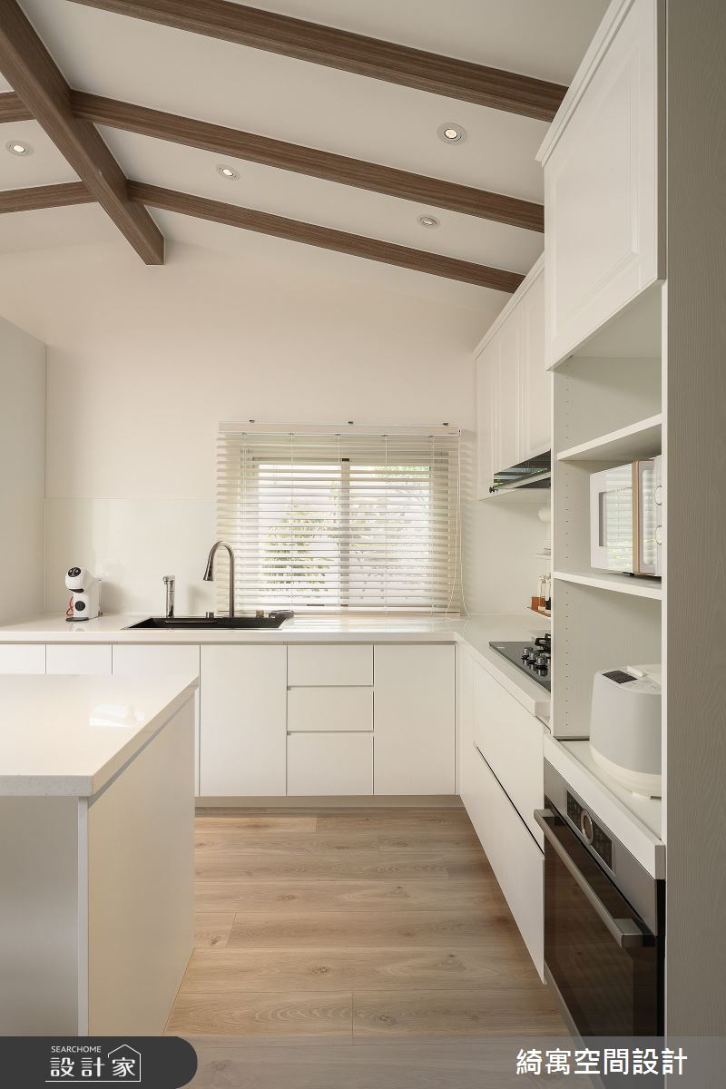 23坪老屋(31~40年)＿美式風餐廳廚房吧檯中島案例圖片＿綺寓空間設計＿綺寓_36之13