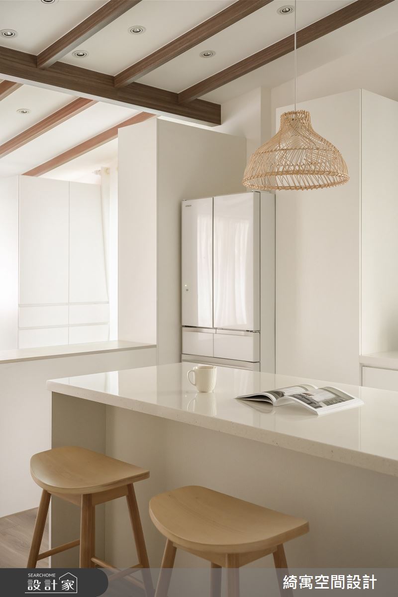 23坪老屋(31~40年)＿美式風餐廳吧檯中島案例圖片＿綺寓空間設計＿綺寓_36之14