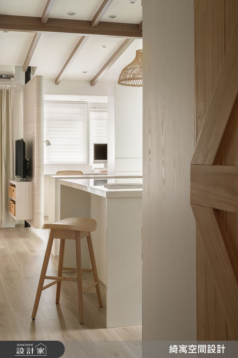 23坪老屋(31~40年)＿美式風餐廳吧檯中島案例圖片＿綺寓空間設計＿綺寓_36之15