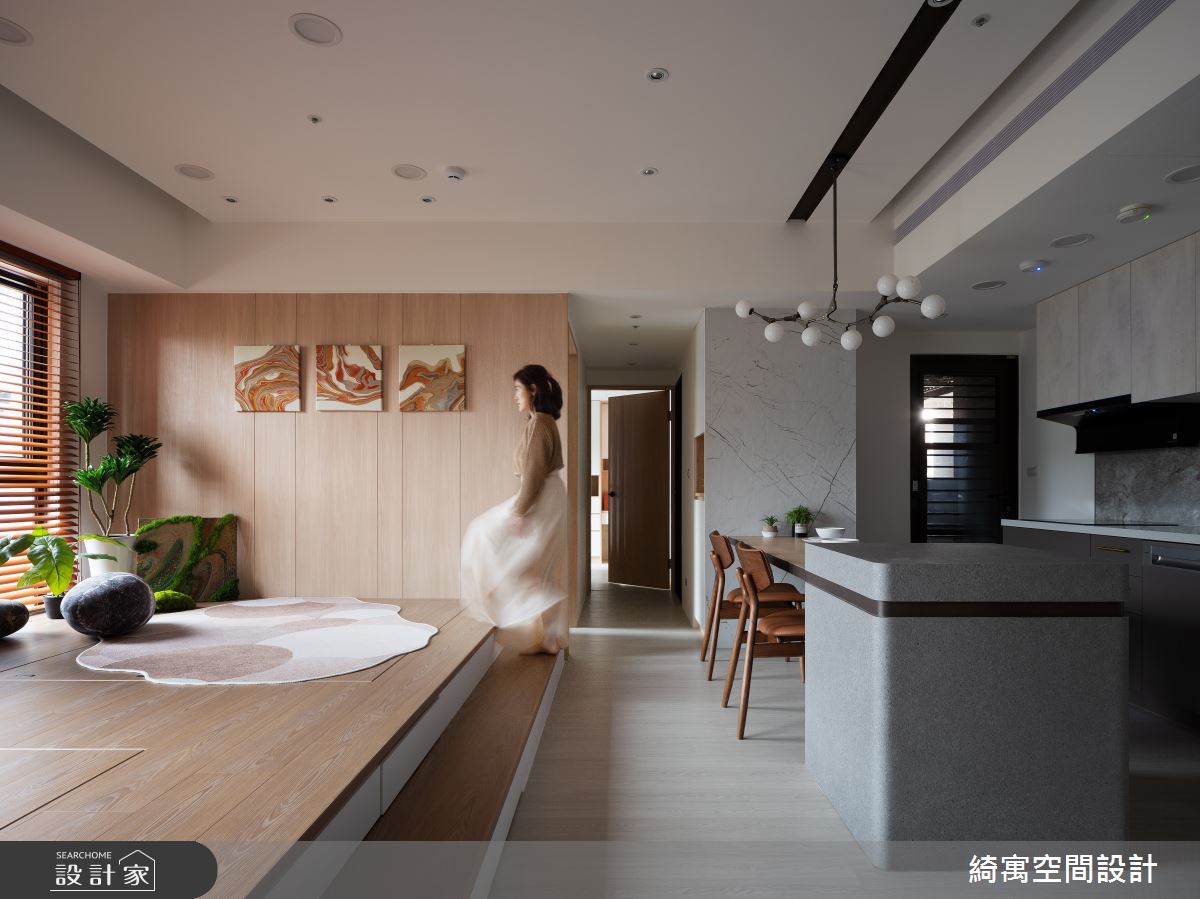 21坪預售屋＿北歐風客廳餐廳中島案例圖片＿綺寓空間設計＿綺寓_37之12