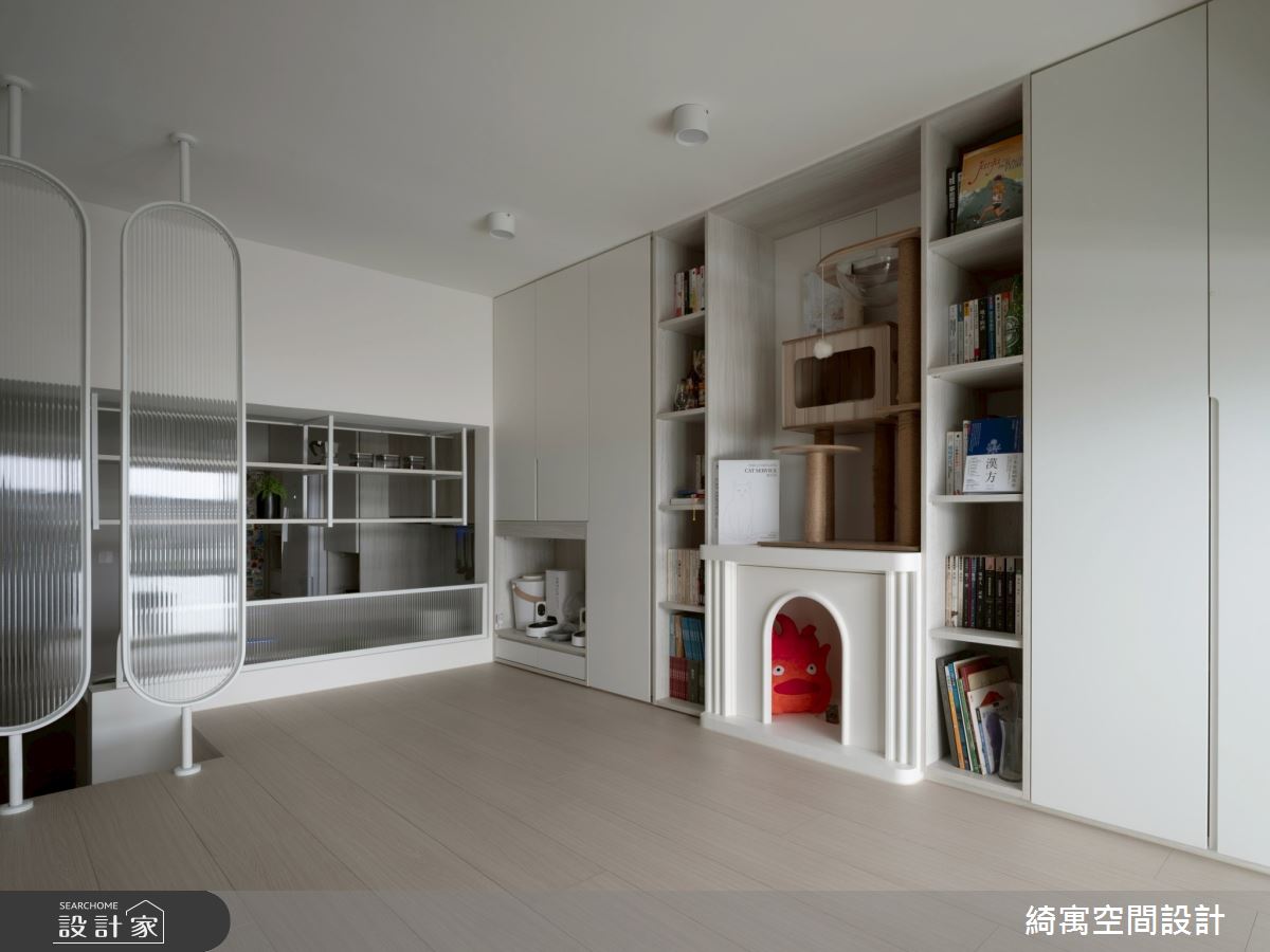 8坪老屋(16~30年)＿現代風客廳寵物案例圖片＿綺寓空間設計＿綺寓_39之12