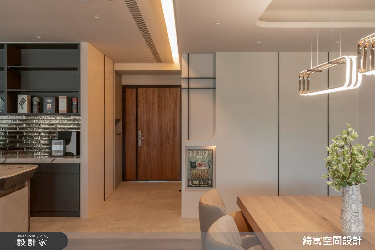 60坪毛胚屋＿現代風玄關餐廳案例圖片＿綺寓空間設計＿綺寓_40之2