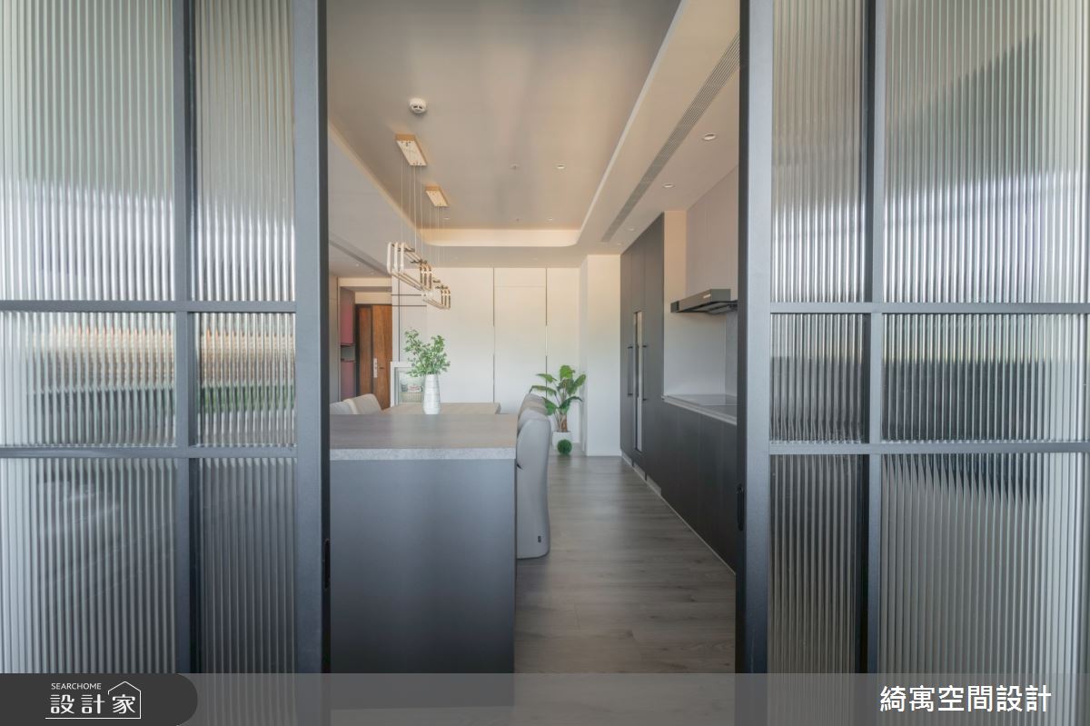 60坪毛胚屋＿現代風餐廳廚房中島案例圖片＿綺寓空間設計＿綺寓_40之16