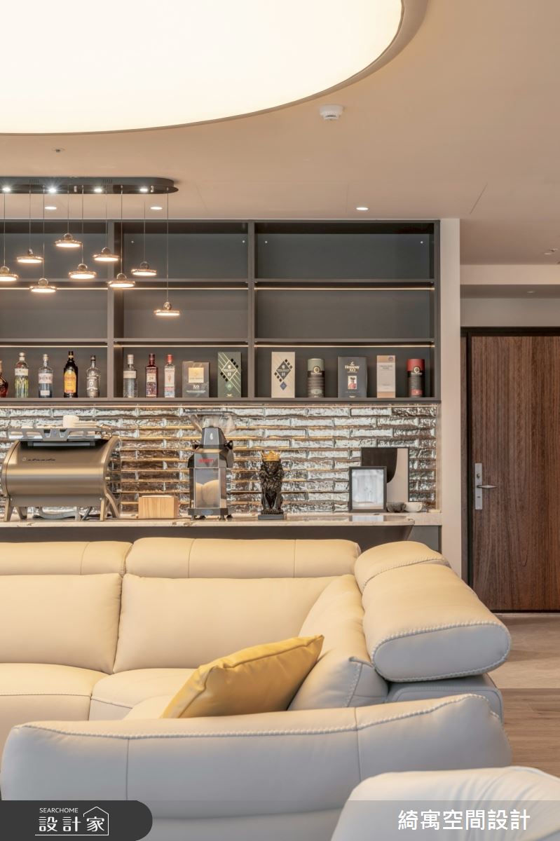 60坪毛胚屋＿現代風客廳吧檯案例圖片＿綺寓空間設計＿綺寓_40之12