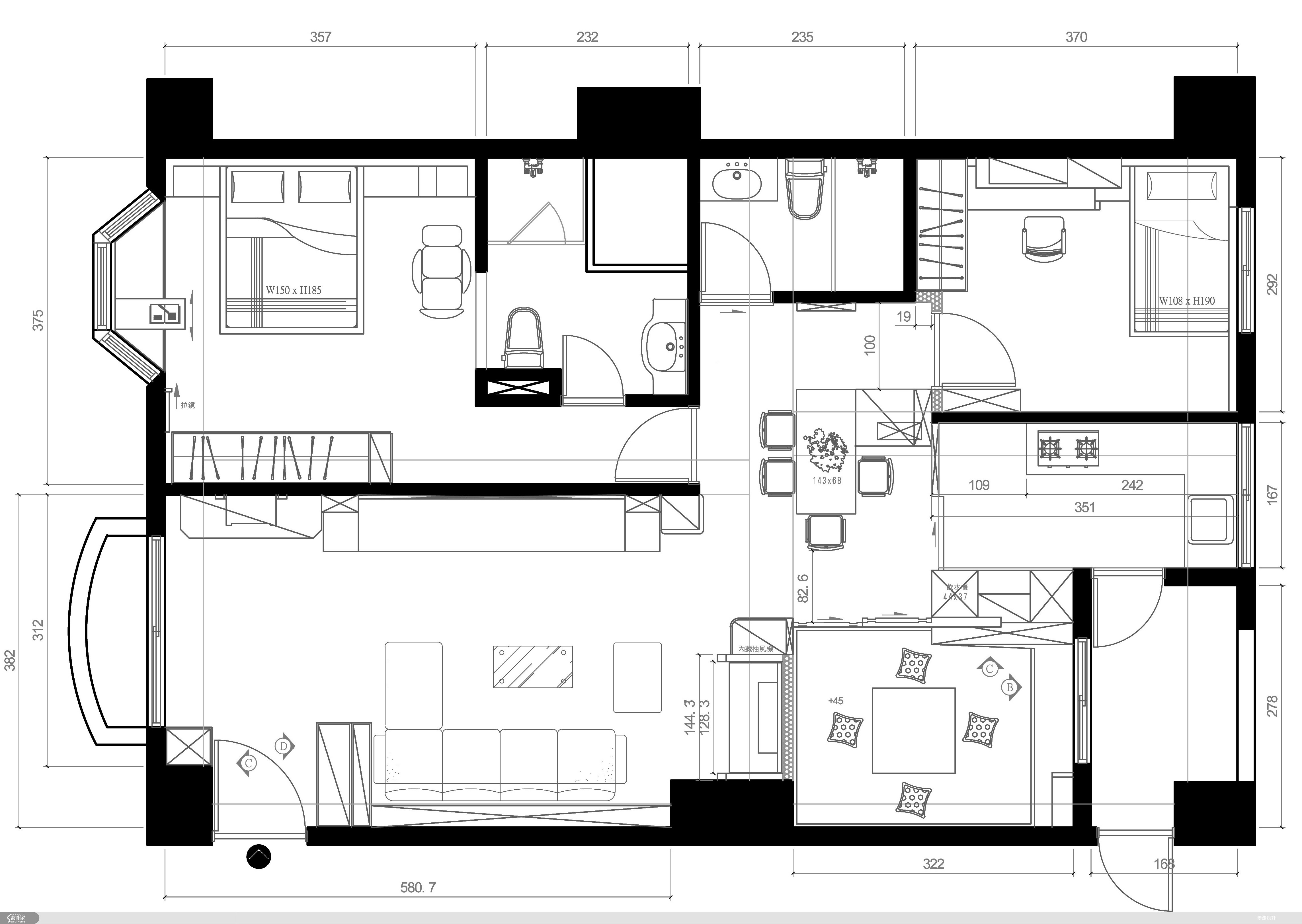 32坪新成屋(5年以下)＿休閒風案例圖片＿景漾建築空間設計＿景漾_03之23