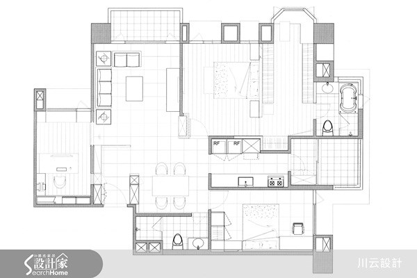 64坪＿北歐風案例圖片＿川云設計＿川云_01_北歐。質樸自然之9