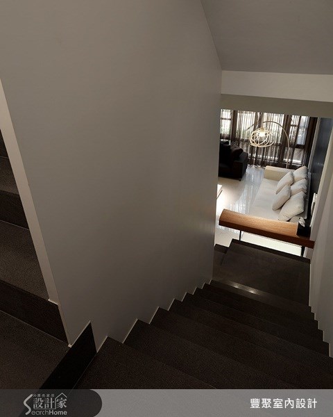 70坪新成屋(5年以下)＿簡約風樓梯案例圖片＿豐聚室內設計＿豐聚_02之12