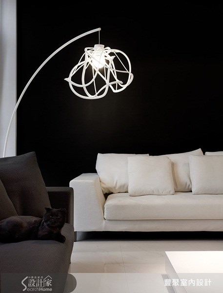 70坪新成屋(5年以下)＿簡約風客廳案例圖片＿豐聚室內設計＿豐聚_02之3