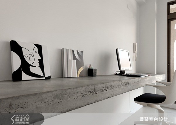70坪新成屋(5年以下)＿簡約風書房案例圖片＿豐聚室內設計＿豐聚_02之14