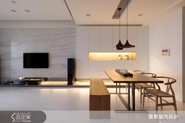 40坪預售屋＿現代風客廳餐廳案例圖片＿豐聚室內設計＿豐聚_07之4