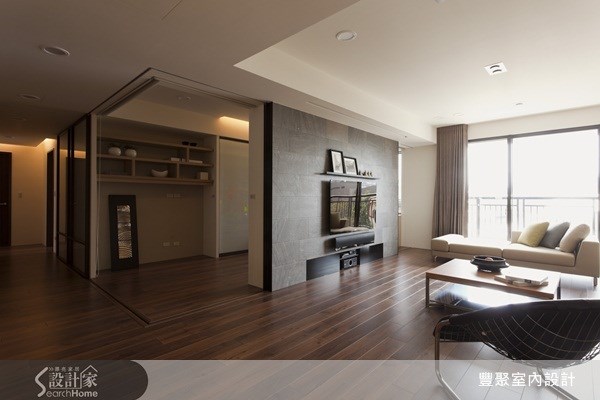 45坪新成屋(5年以下)＿休閒風客廳書房案例圖片＿豐聚室內設計＿豐聚_08之6