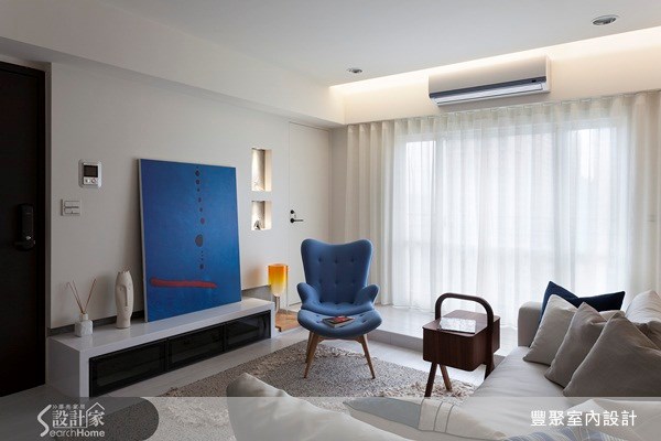 23坪新成屋(5年以下)＿北歐風客廳案例圖片＿豐聚室內設計＿豐聚_11之3