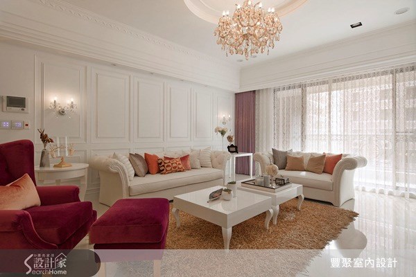 47坪新成屋(5年以下)＿新古典客廳案例圖片＿豐聚室內設計＿豐聚_12之3