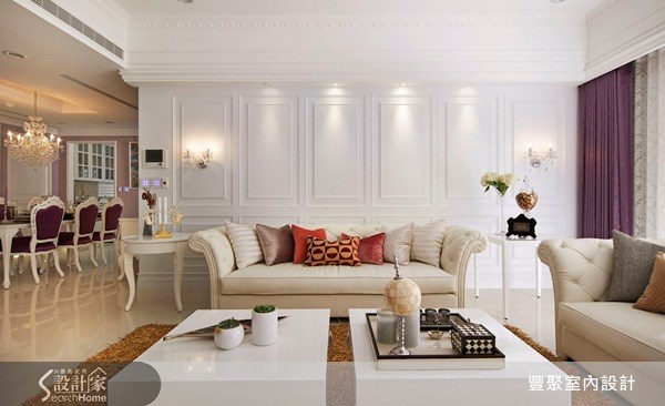 47坪新成屋(5年以下)＿新古典客廳餐廳案例圖片＿豐聚室內設計＿豐聚_12之4