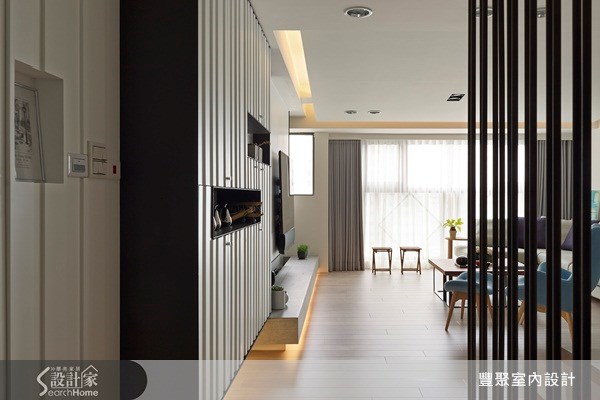 40坪中古屋(5~15年)＿北歐風玄關客廳案例圖片＿豐聚室內設計＿豐聚_13之2