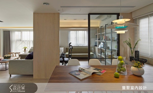 40坪中古屋(5~15年)＿北歐風餐廳書房案例圖片＿豐聚室內設計＿豐聚_13之9