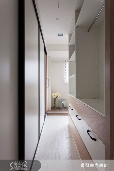 40坪中古屋(5~15年)＿北歐風更衣間走廊案例圖片＿豐聚室內設計＿豐聚_13之15