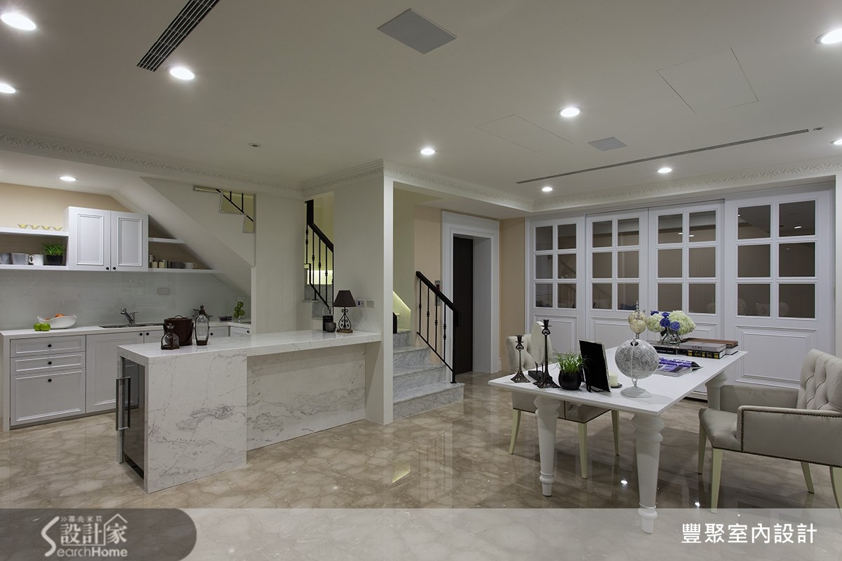 90坪新成屋(5年以下)＿新古典餐廳案例圖片＿豐聚室內設計＿豐聚_15之22