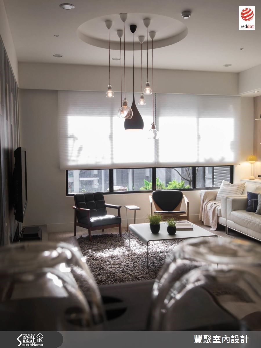 40坪新成屋(5年以下)＿北歐風客廳案例圖片＿豐聚室內設計＿豐聚_17之3