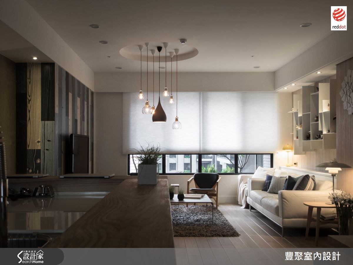 40坪新成屋(5年以下)＿北歐風客廳吧檯案例圖片＿豐聚室內設計＿豐聚_17之5