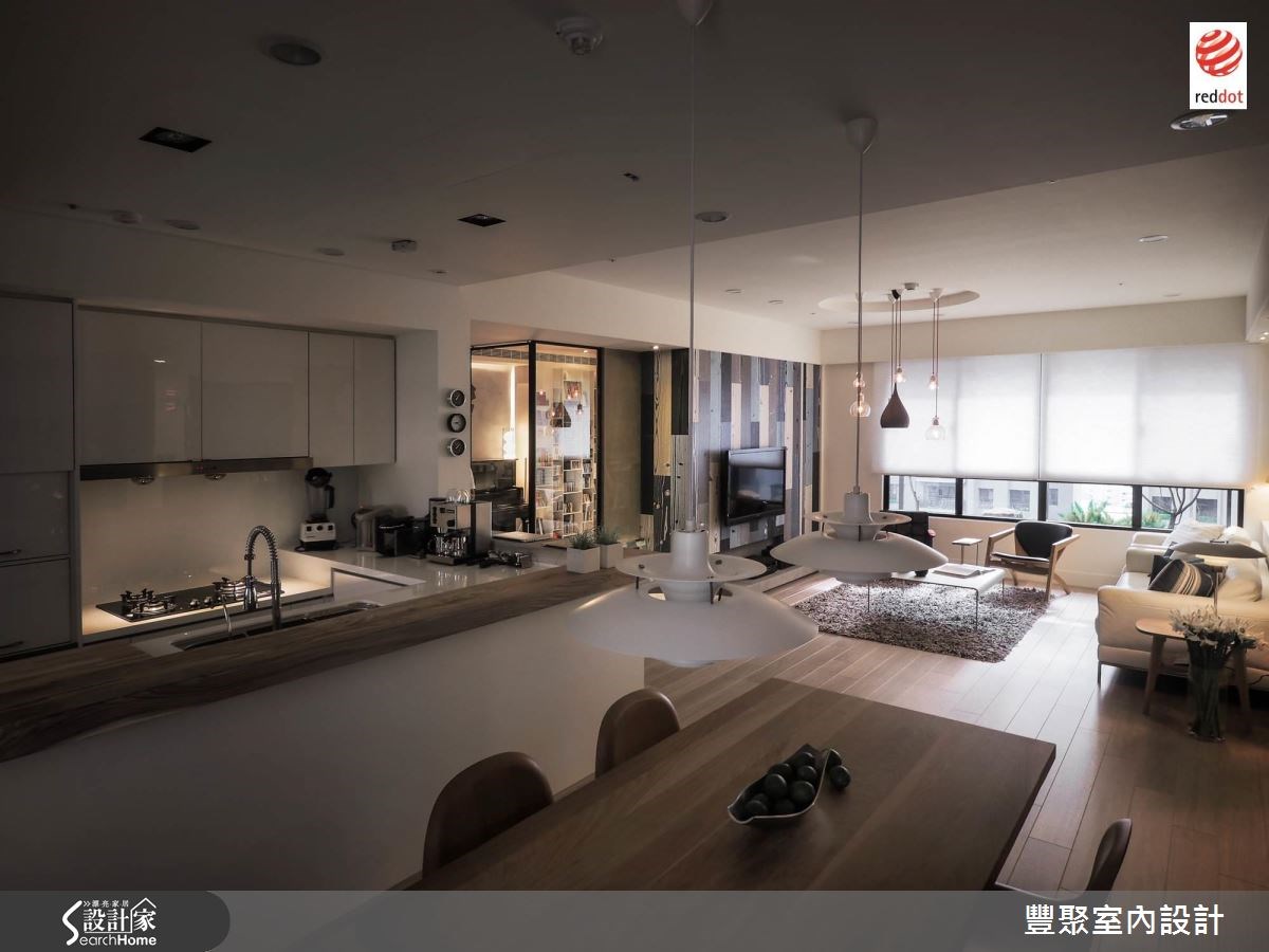 40坪新成屋(5年以下)＿北歐風客廳餐廳廚房案例圖片＿豐聚室內設計＿豐聚_17之10
