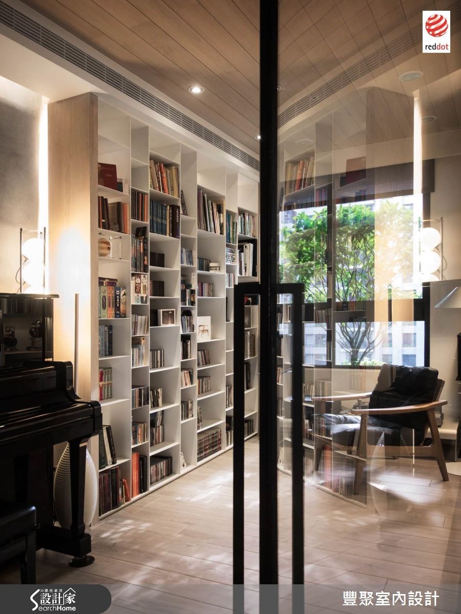 40坪新成屋(5年以下)＿北歐風書房案例圖片＿豐聚室內設計＿豐聚_17之14