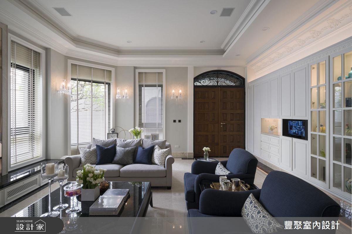 82坪新成屋(5年以下)＿新古典玄關客廳案例圖片＿豐聚室內設計＿豐聚_21之5