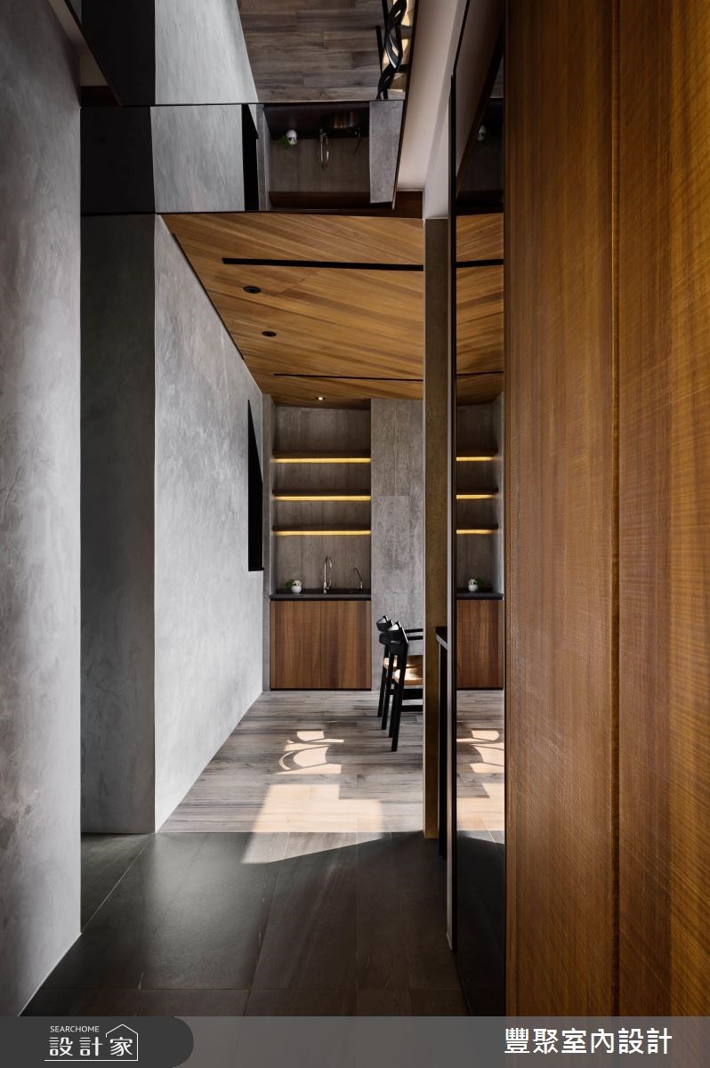 32坪老屋(16~30年)＿現代風走廊案例圖片＿豐聚室內設計＿豐聚_22之14