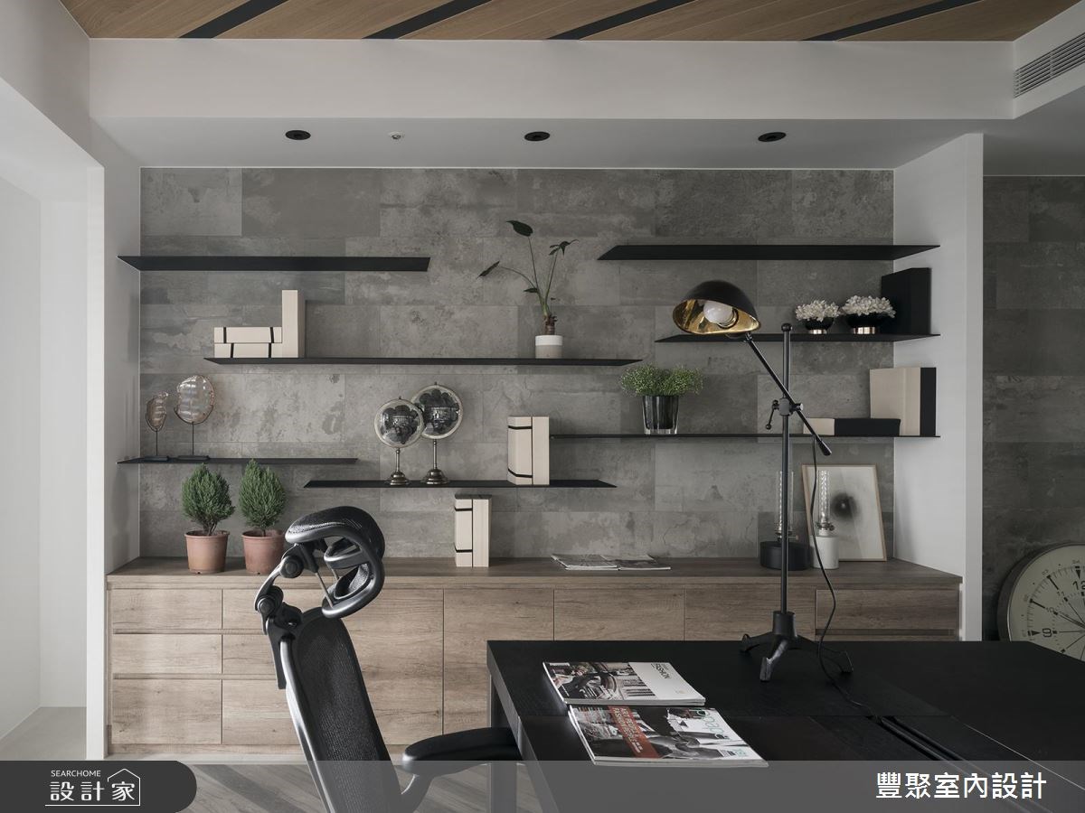 60坪新成屋(5年以下)＿現代風書房案例圖片＿豐聚室內設計＿豐聚_23之9